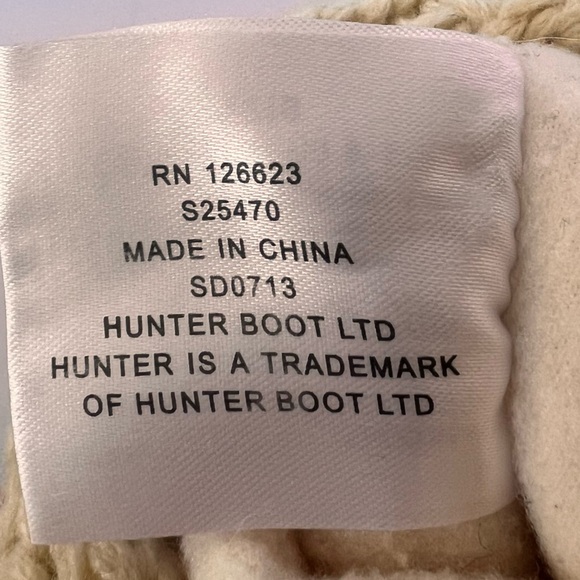 Hunter Boots Fleece lined socks for Huntress (wide calf) boots- Size M/L - Picture 5 of 5